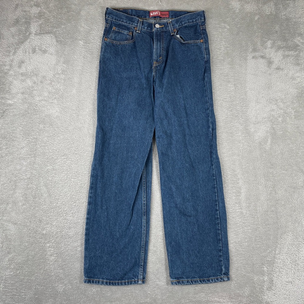 Levis 550‎ Jeans Women 18 Regular 29x30.5 Blue Relaxed Fit High Waisted Tapered